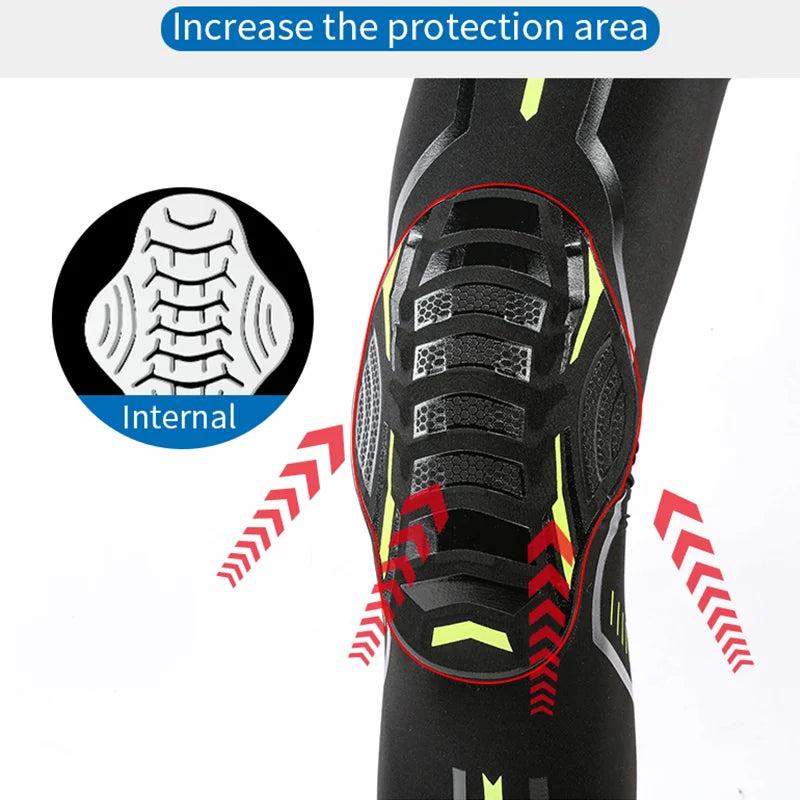 Compression Sports Knee Support for Running & Arthritis by HitMyNeed