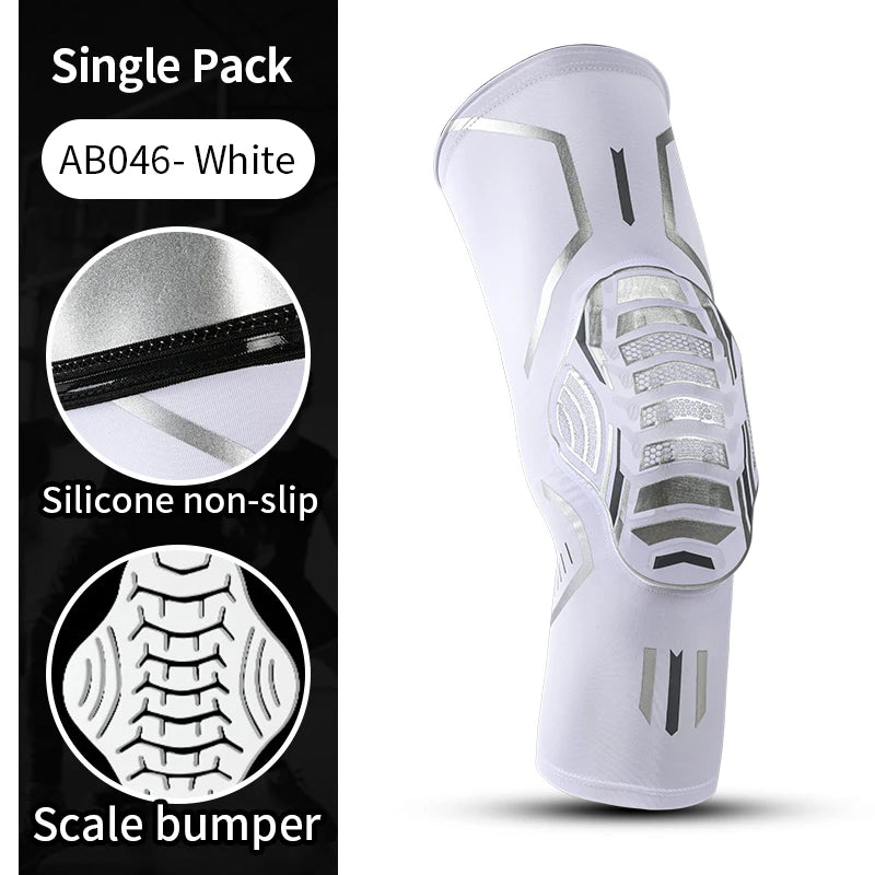 Compression Sports Knee Support for Running & Arthritis ab046-wh xl by HitMyNeed
