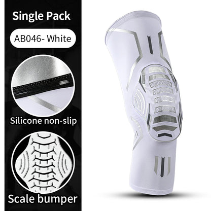Compression Sports Knee Support for Running & Arthritis ab046-wh xl by HitMyNeed