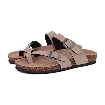 Comwarm Suede Cork Clog Mules with Arch Support apricot-d 46.0 by HitMyNeed