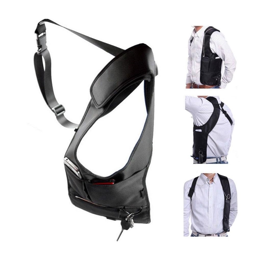Concealed Shoulder Holster for Phone and Wallet by HitMyNeed