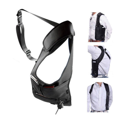 Concealed Shoulder Holster for Phone and Wallet by HitMyNeed