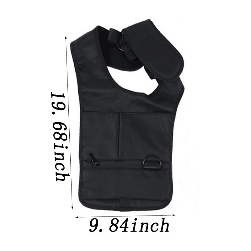 Concealed Shoulder Holster for Phone and Wallet by HitMyNeed