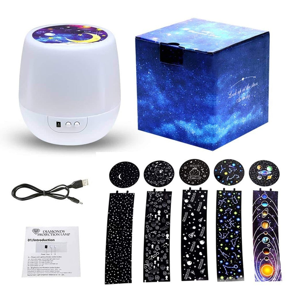 Constellation LED Galaxy Projector Night Light by HitMyNeed