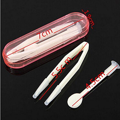 Contact Lens Remover & Tweezer Set with Case (2-Pack) by HitMyNeed