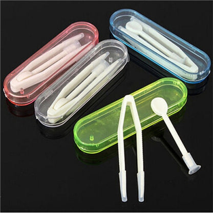 Contact Lens Tweezers and Suction Removal Set by HitMyNeed