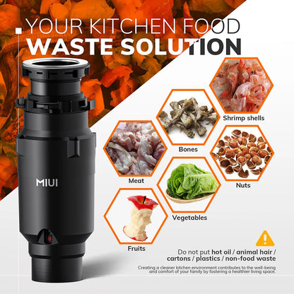 Continuous Feed Garbage Disposal with Sound Reduction by HitMyNeed