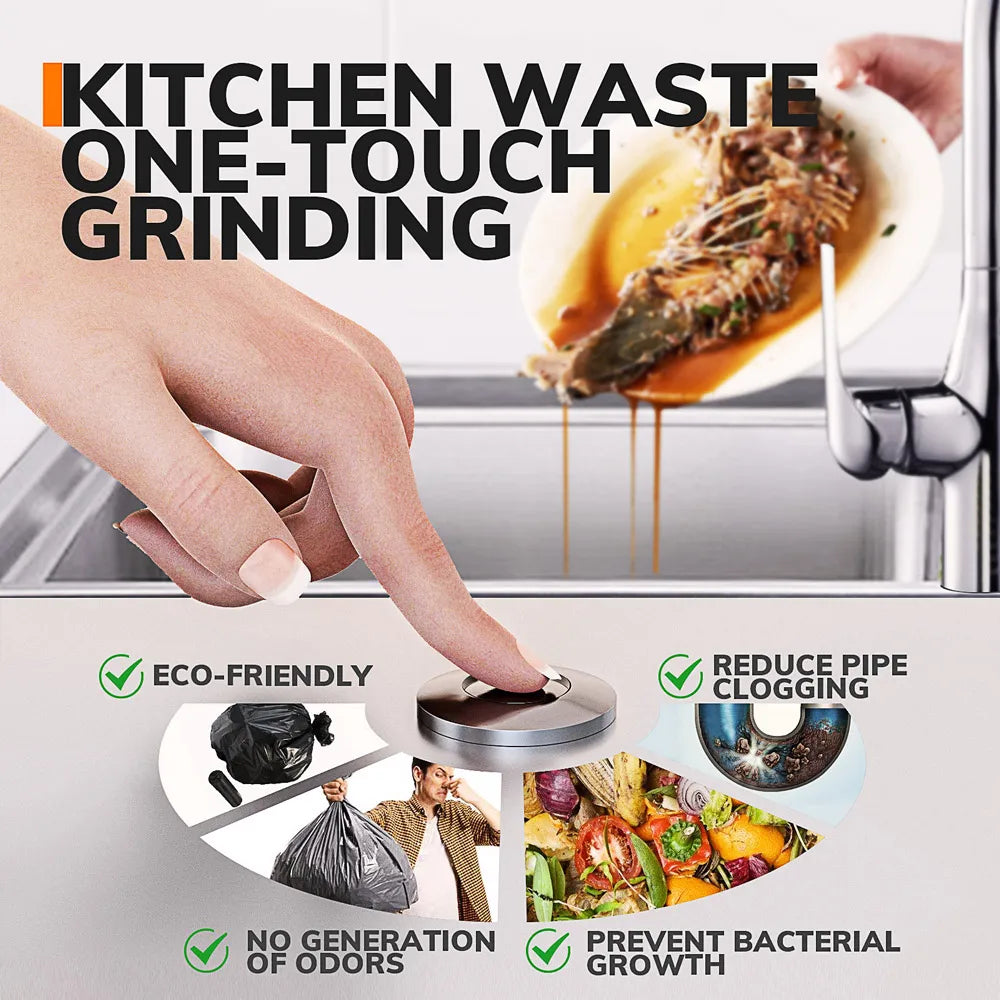 Continuous Feed Garbage Disposal with Sound Reduction by HitMyNeed