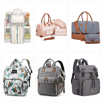 Convertible Mommy Backpack with Foldable Baby Bed by HitMyNeed