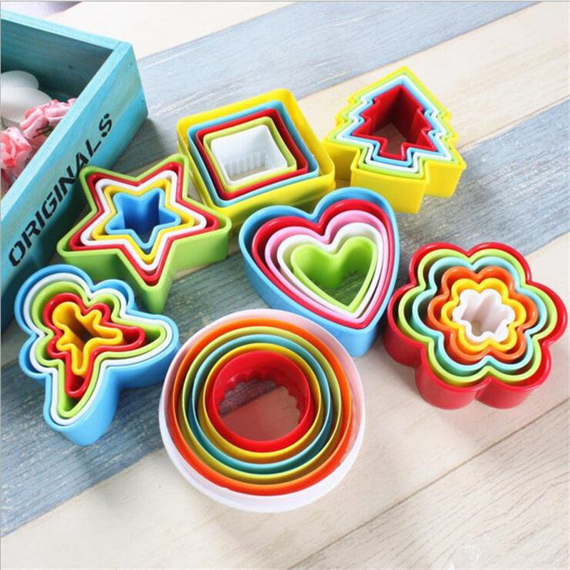Cookie Biscuit Cutters Set - 6 Reusable Shapes by HitMyNeed