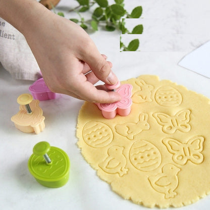 Cookie Cutter Set Plastic Molds, 4 Shapes by HitMyNeed