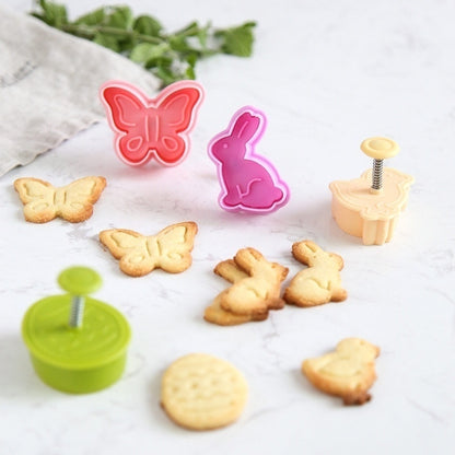 Cookie Cutter Set Plastic Molds, 4 Shapes by HitMyNeed