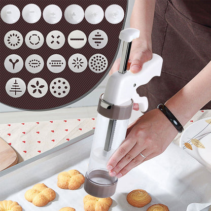 Cookie Gun Set with Discs and Nozzles by HitMyNeed