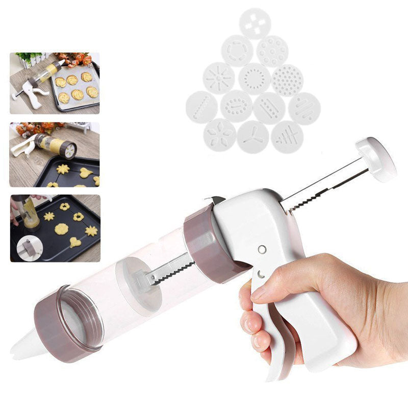 Cookie Gun Set with Discs and Nozzles by HitMyNeed