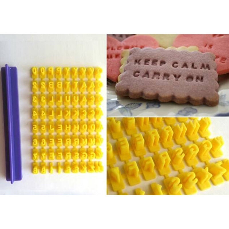 Cookie Letter Stamp Embossing Tool Set by HitMyNeed
