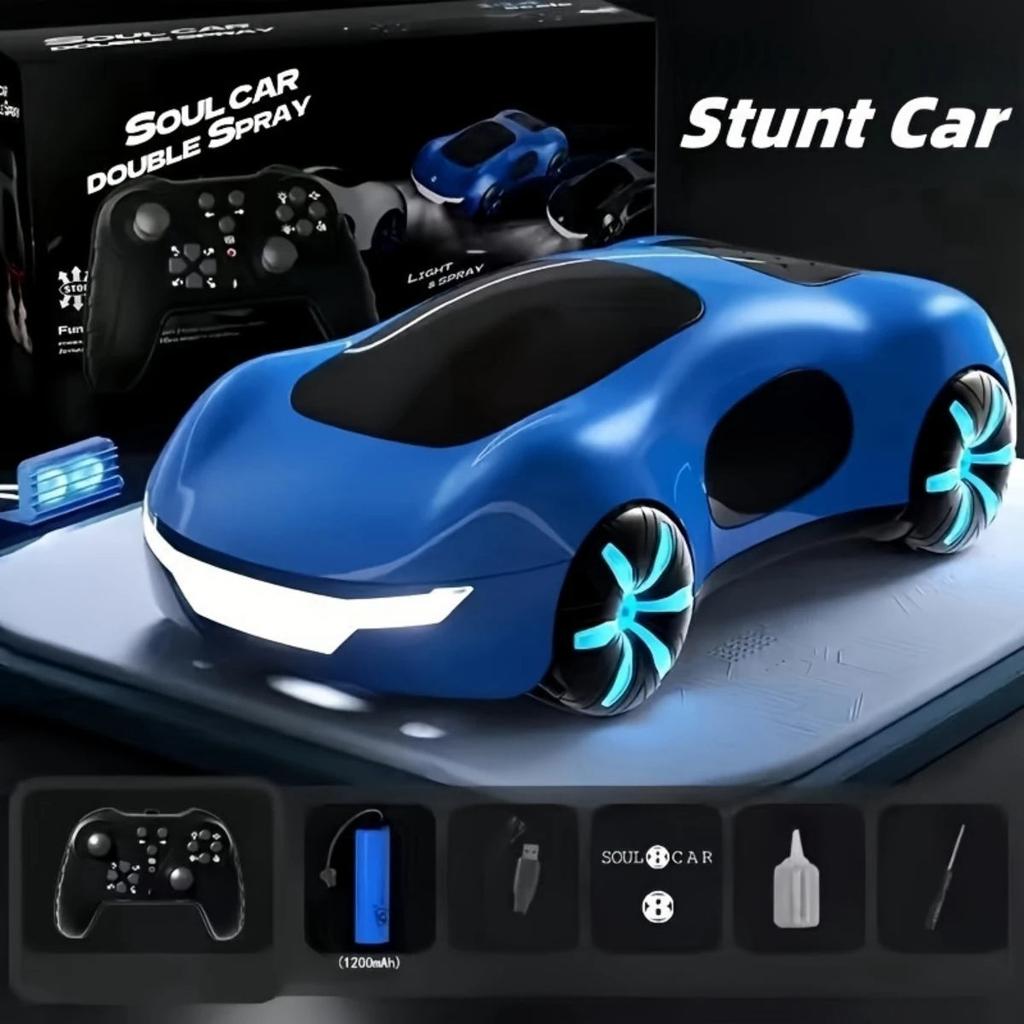 Cool Sports RC Car with Dual Spray, Sound & Lights blue by HitMyNeed