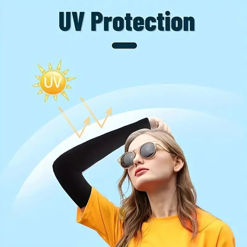 Cooling Arm Sleeves UV Protection for Outdoor Sports by HitMyNeed