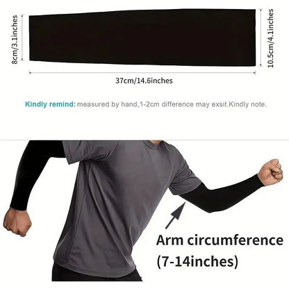 Cooling Arm Sleeves UV Protection for Outdoor Sports by HitMyNeed