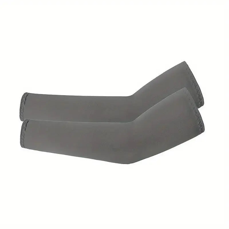 Cooling Arm Sleeves UV Protection for Outdoor Sports grey by HitMyNeed