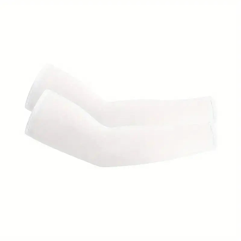 Cooling Arm Sleeves UV Protection for Outdoor Sports white by HitMyNeed