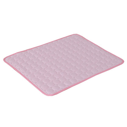 Cooling Pet Mat Summer Sleeping Bed for Dogs & Cats pink s-40x50-cm by HitMyNeed
