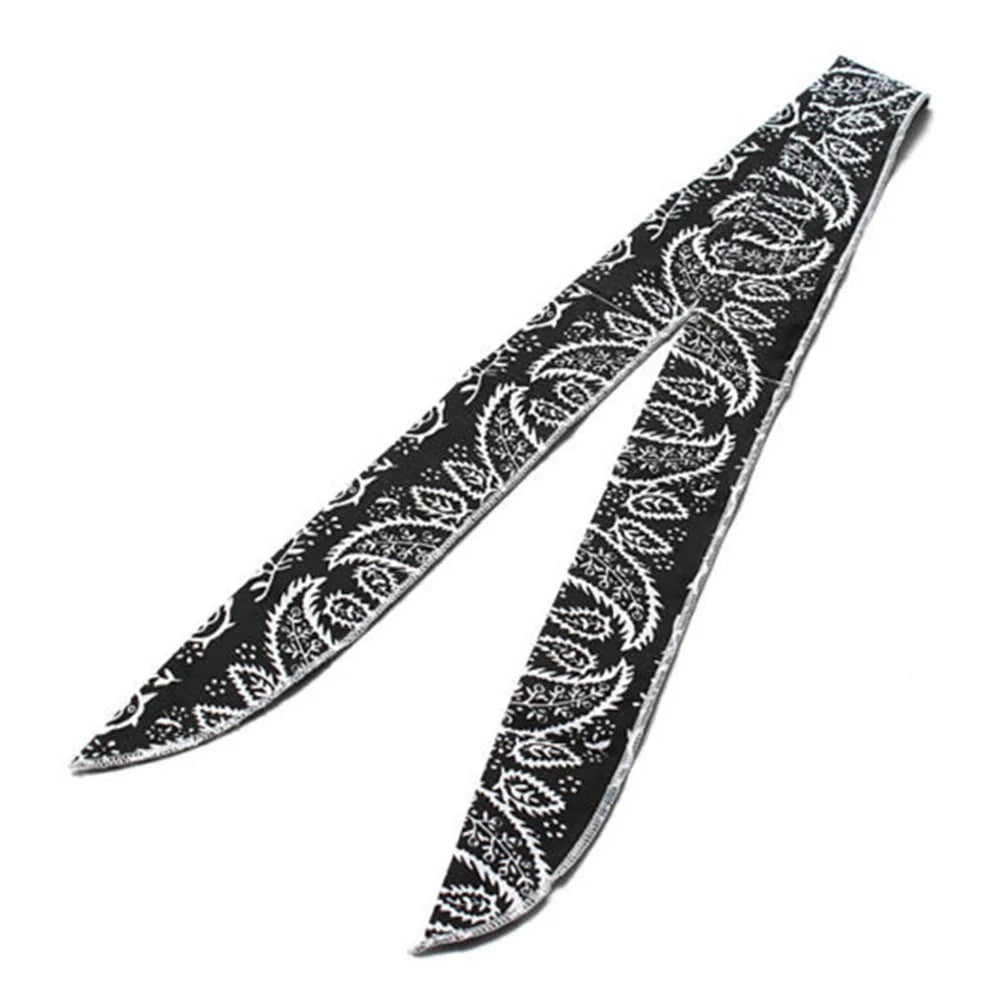 Cooling Scarf Summer Neck Wrap for Hot Weather black by HitMyNeed