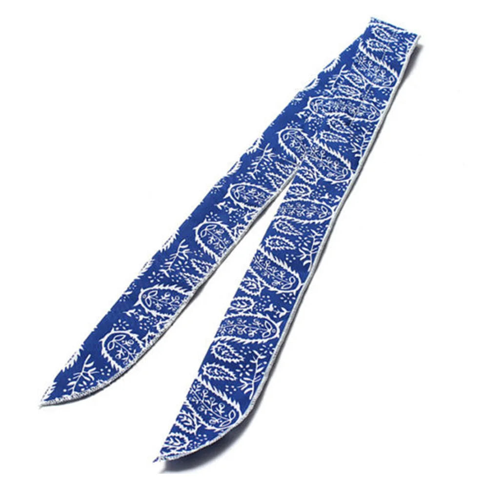 Cooling Scarf Summer Neck Wrap for Hot Weather blue by HitMyNeed