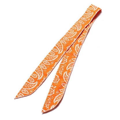 Cooling Scarf Summer Neck Wrap for Hot Weather orange by HitMyNeed