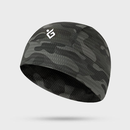 Cooling Skull Cap Helmet Liner for Sports & Cycling green-camo-g-logo by HitMyNeed