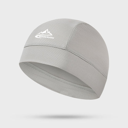 Cooling Skull Cap Helmet Liner for Sports & Cycling light-grey by HitMyNeed