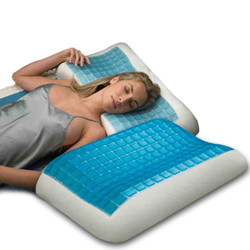 Cooling Therapy Memory Foam Neck Pillow by HitMyNeed