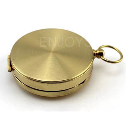 Copper Pocket Navigation Compass with Cover by HitMyNeed