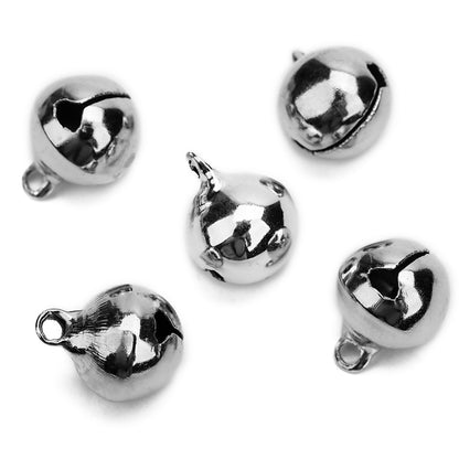 Copper Small Jingle Bells for DIY Crafts rhodium 12mm-30pcs by HitMyNeed