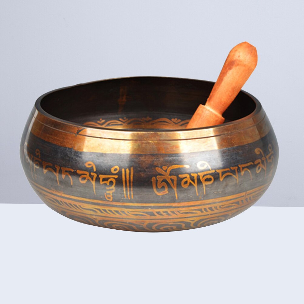 Copper Tibetan Meditation Singing Bowl with Striker by HitMyNeed