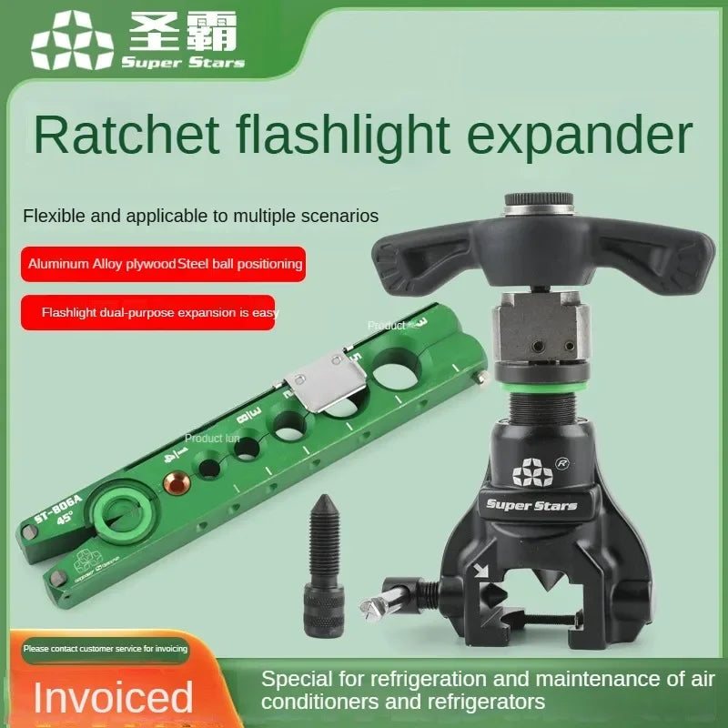 Copper Tube Expander & Flaring Tool Kit Ratchet Dual-Use by HitMyNeed
