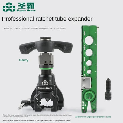 Copper Tube Expander & Flaring Tool Kit Ratchet Dual-Use by HitMyNeed