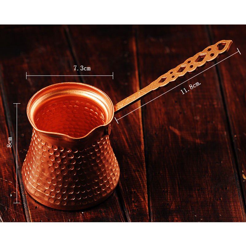 Copper Turkish Coffee Pot with Long Handle by HitMyNeed