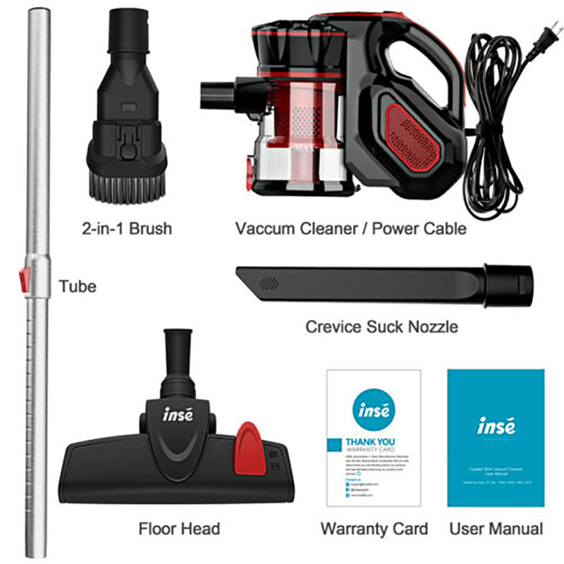 Corded 4-in-1 Stick Vacuum Cleaner 18kPa 600W by HitMyNeed