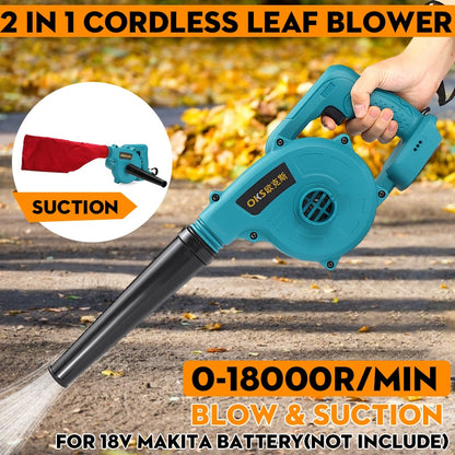 Cordless 18V Leaf Blower & Dust Collector by HitMyNeed