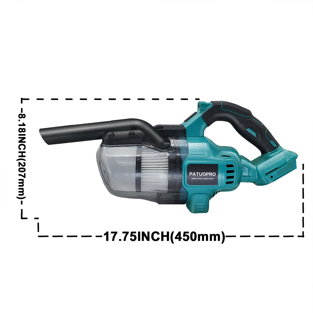 Cordless 18V Vacuum Cleaner for Makita Batteries by HitMyNeed