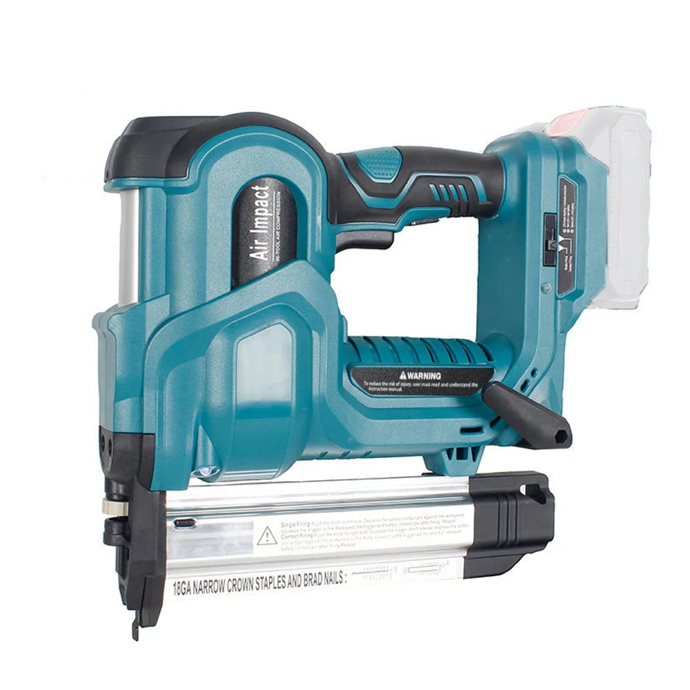 Cordless 2-in-1 Nailer & Stapler Gun for Makita blue by HitMyNeed