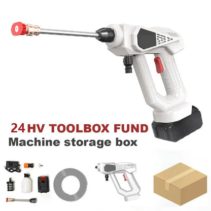 Cordless 24V High Pressure Washer with 5600mAh Battery white-24hv-battery by HitMyNeed