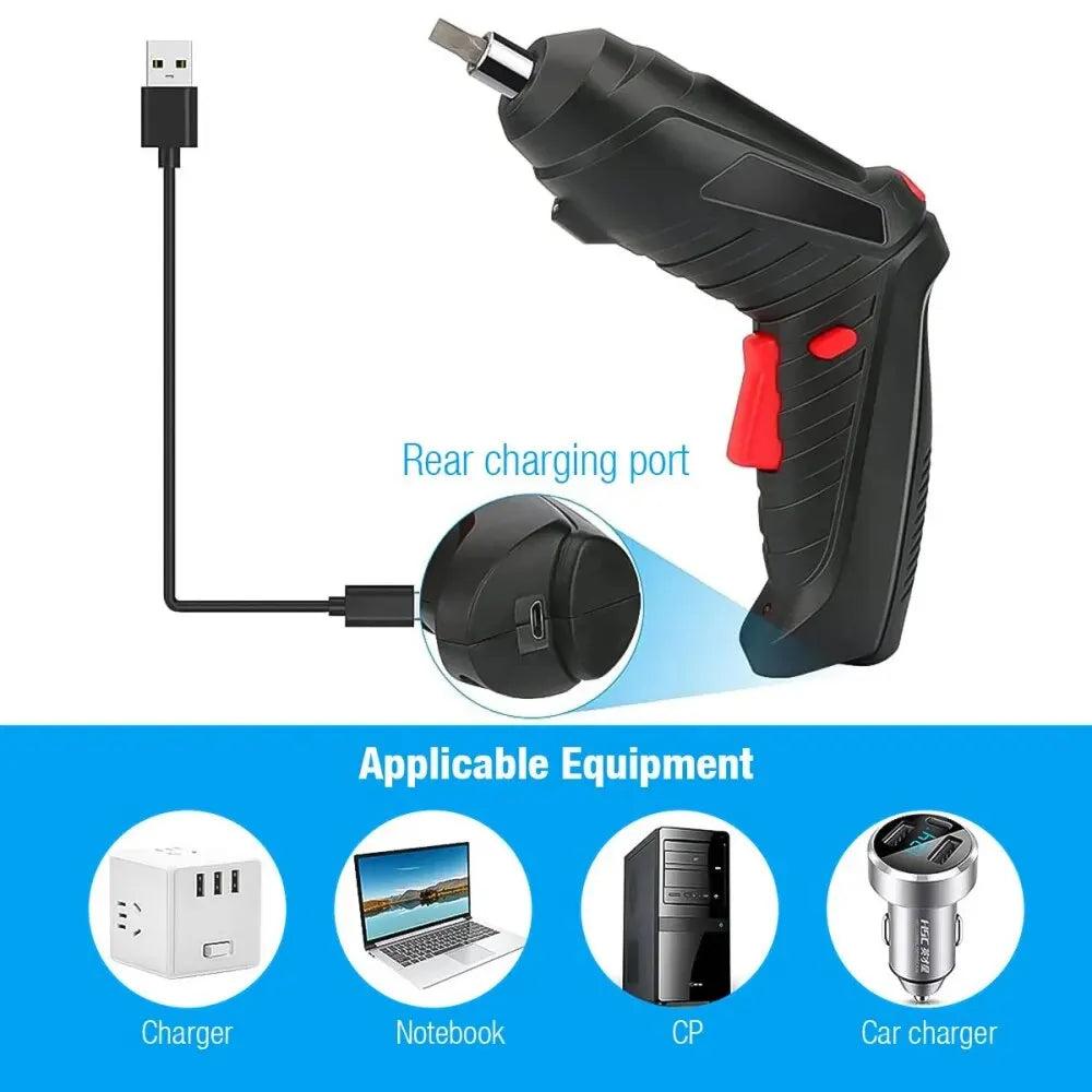 Cordless 47-in-1 Electric Screwdriver with LED Light by HitMyNeed