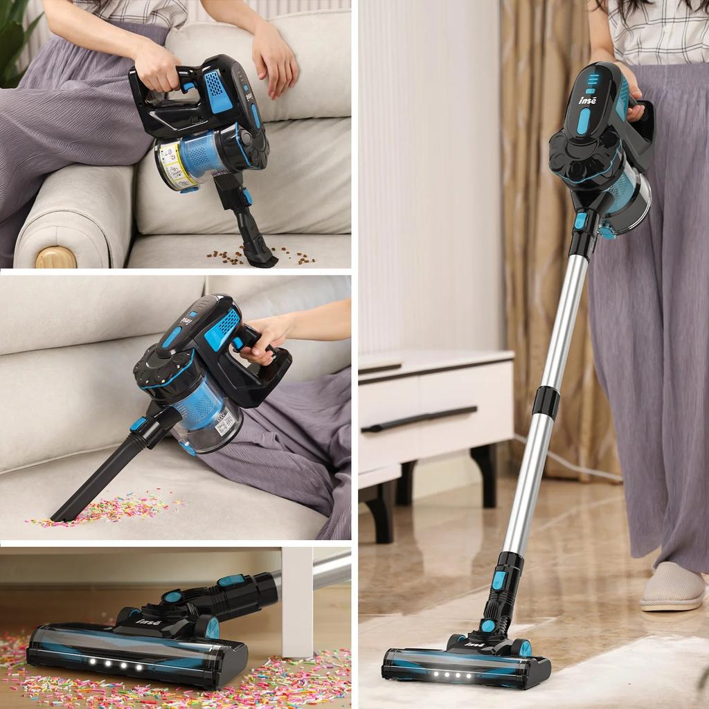Cordless 6-in-1 Stick Vacuum Cleaner 20KPa, 40 Min by HitMyNeed