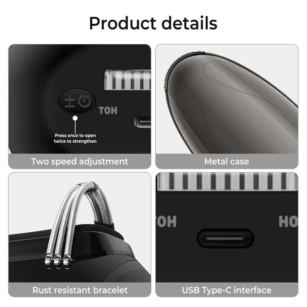 Cordless Barber Vibration & Heat Massager by HitMyNeed