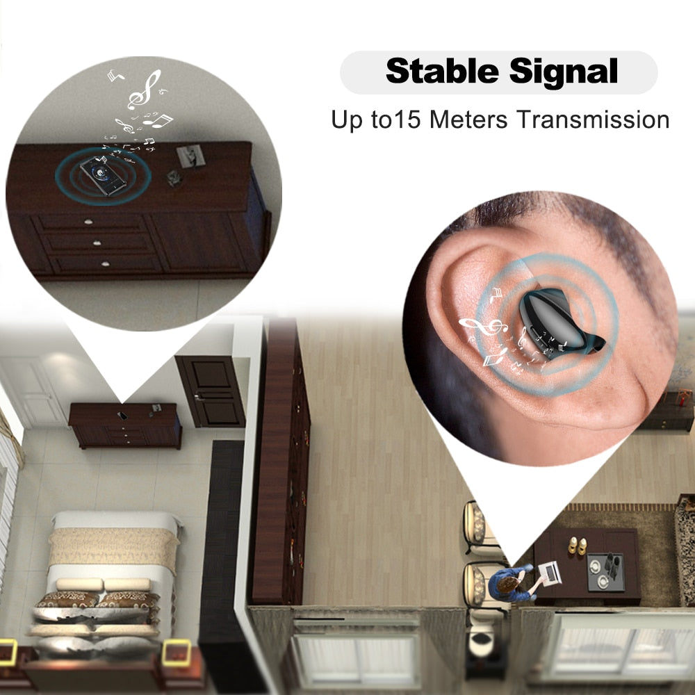 Cordless Bluetooth 5.0 Wireless Earbuds with Charging Case by HitMyNeed