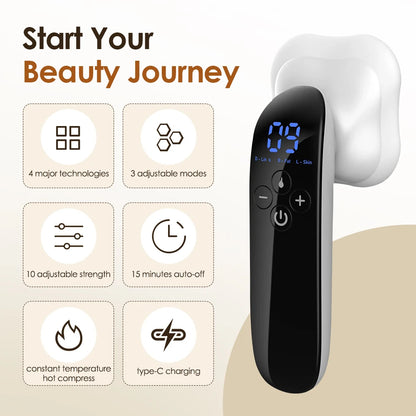 Cordless Body Sculpting Massager with RF & Red Light by HitMyNeed