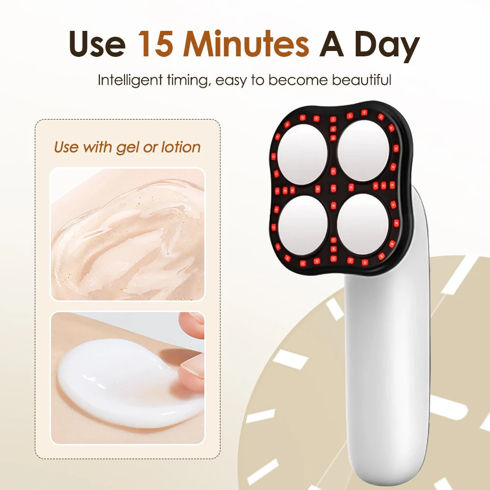 Cordless Body Sculpting Massager with RF & Red Light by HitMyNeed