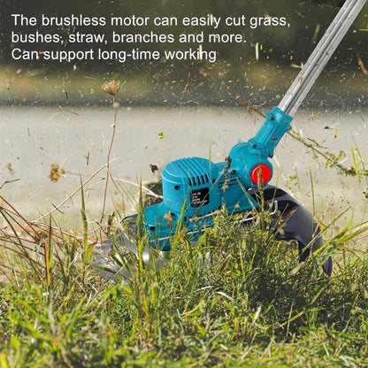 Cordless Brushless Lawn Mower & Grass Trimmer 18V by HitMyNeed