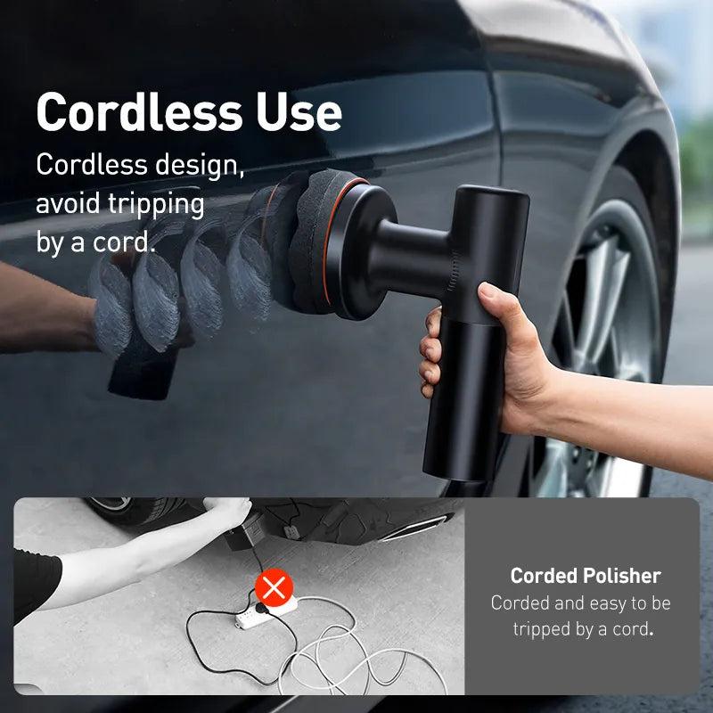 Cordless Car Polisher with Adjustable Speed by HitMyNeed